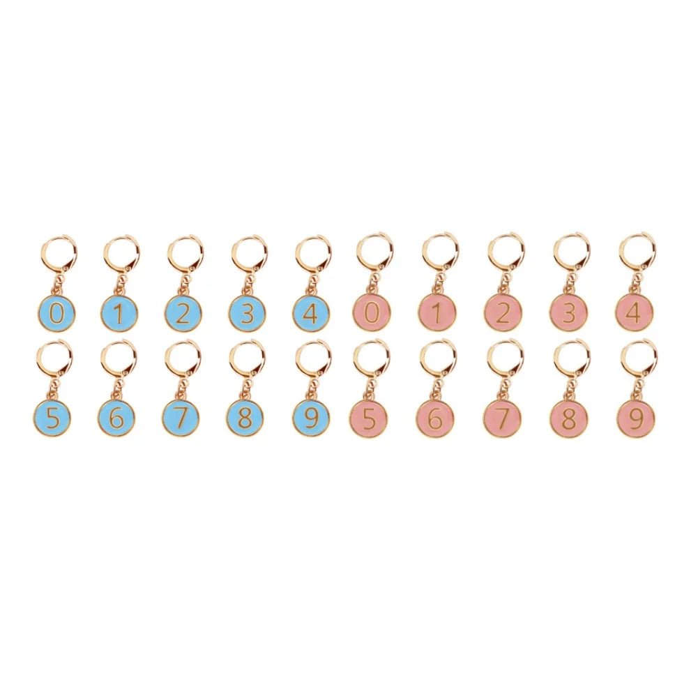 20 Numbered Stitch Markers - Your Knitting Time
