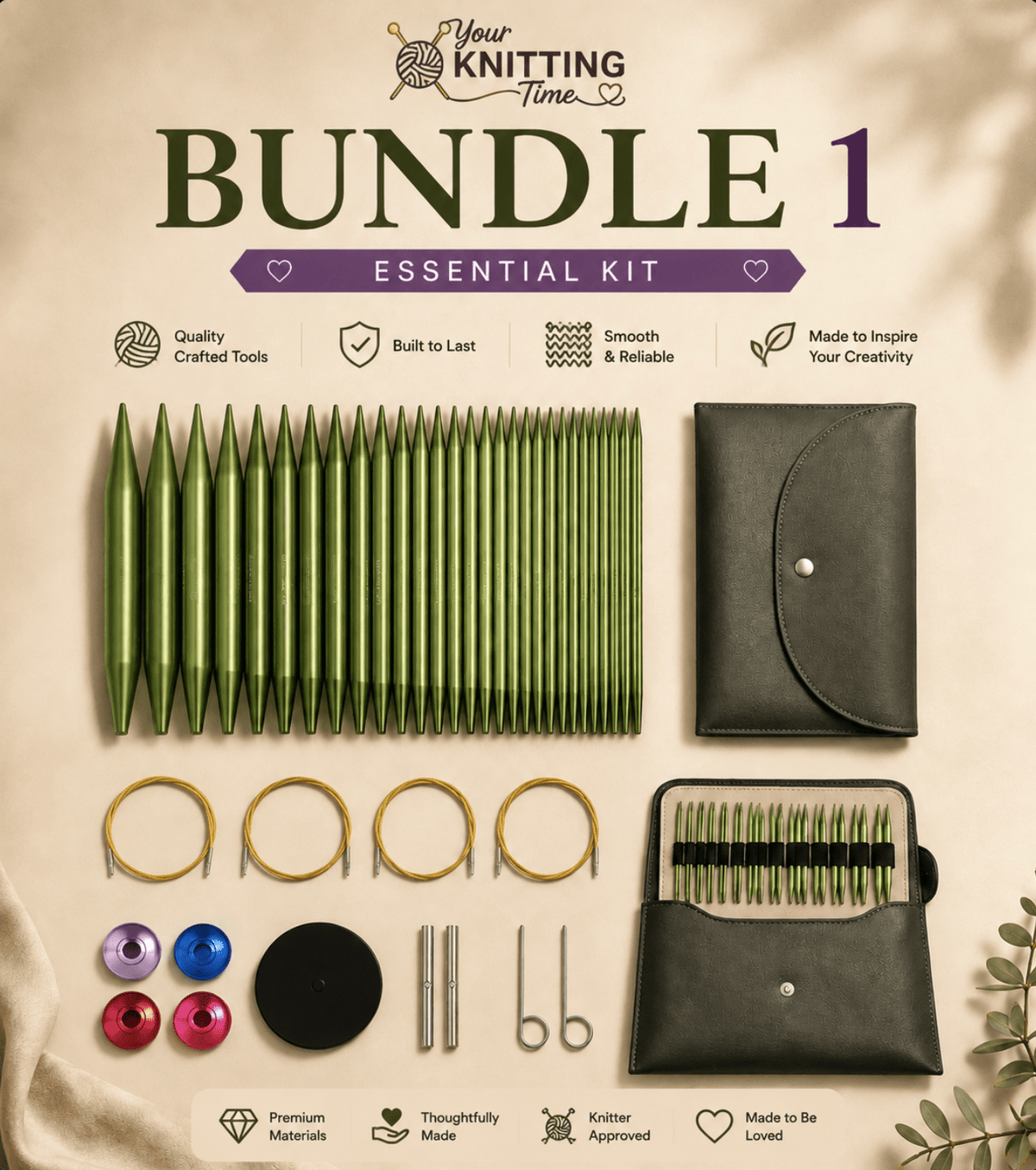Knitting Made Easy Kit - Your Knitting Time