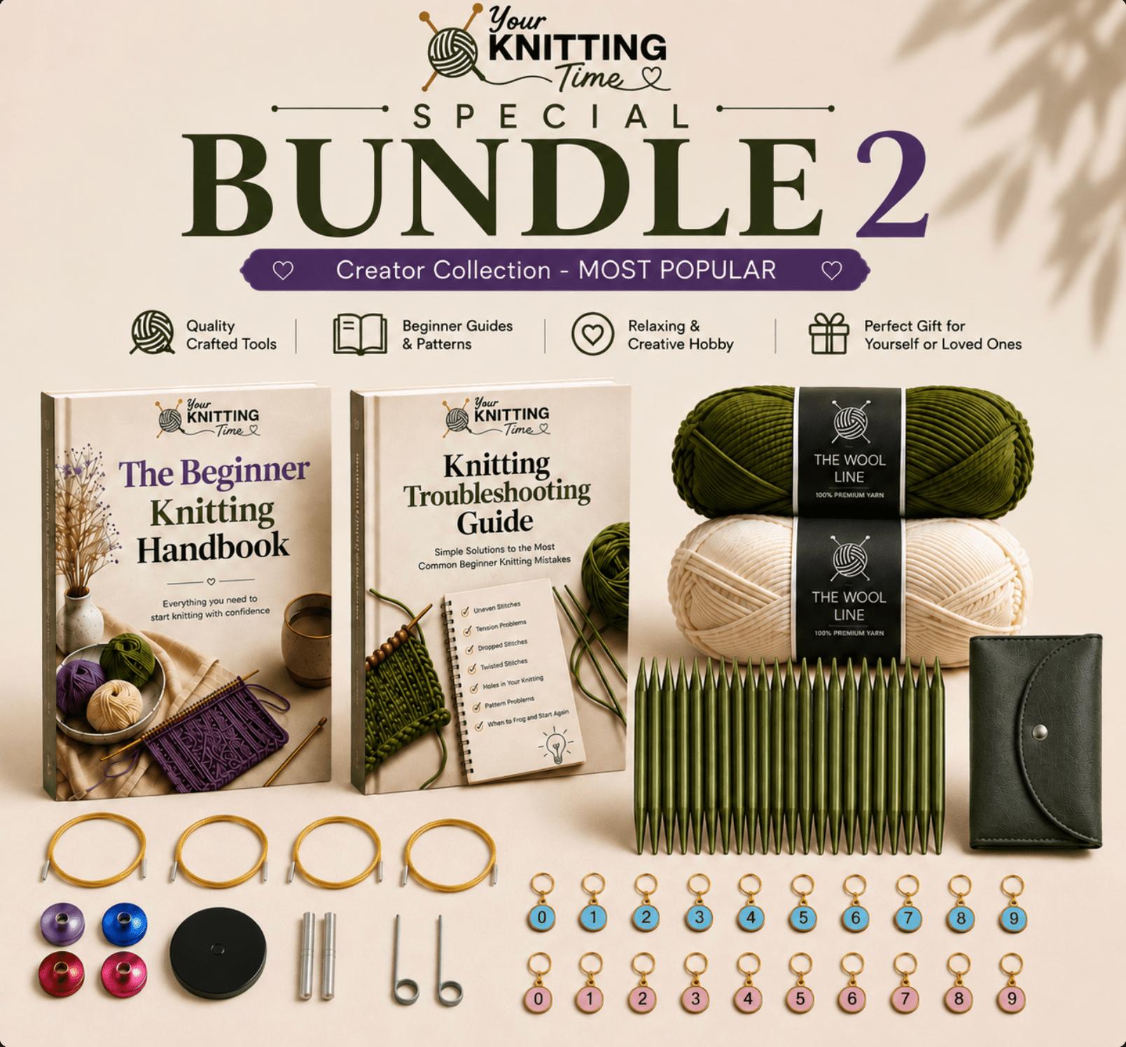 Knitting Made Easy Kit - Your Knitting Time